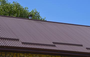 typical Llanbadarn Fynydd corrugated roof uses